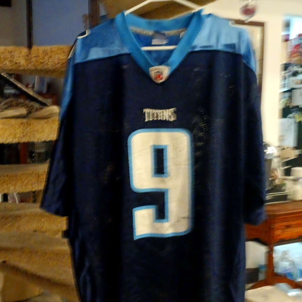 VINTAGE 90's Tennessee Titans Steve McNair Authentic